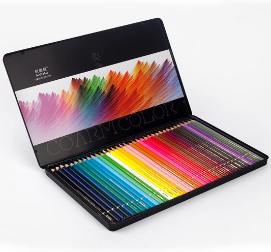 36-Color Oil-Based Colored Pencil Set - Vibrant & Smooth