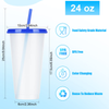 Color Changing Sipper Cup 700ml with Lid & Straw – Fun Reusable Tumbler