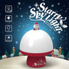 Christmas mushroom-shaped starry projector lamp with Santa, Snowman, and Tree designs