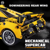 Mechanical Supercar Building Block Set (1:18 Scale Model)
