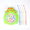 Kids Magnetic Fishing Game – Colorful Fish Rotating Board