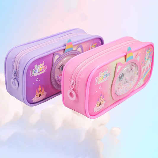 Magical Unicorn Sparkle Pencil Pouch – Stylish & Functional