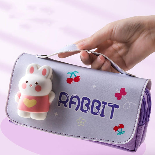 3D Squeeze Stylish Station Organizer Pouch with Handle
