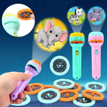 Spark Imagination with 2-in-1 Kids Projection Flashlight