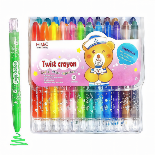24-Piece Kids' Crayon Set - Vibrant Coloring Kit