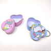 Unicorn Heart Mini Tin Box Keychain