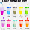Color Changing Sipper Cup 700ml with Lid & Straw – Fun Reusable Tumbler
