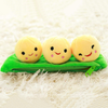 Happy Pea Pod Soft Stuffed Plush Toy - Cuddly & Sweet