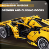 Mechanical Supercar Building Block Set (1:18 Scale Model)