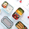 Yum Yum 2 Grid Stainless Steel Lunch Box - 650ml