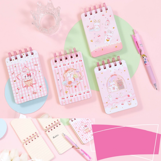 Cherry Sweet Sauce Mini Spiral Notebook Diary