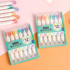 Cat Paw Double-Sided Highlighters – 6 Pens, 12 Colors