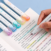 Cat Paw Double-Sided Highlighters – 6 Pens, 12 Colors