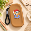 Chic Cartoon Character Silicone Travel Pouch