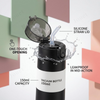 150ml Mini Pocket Vacuum Bottle | Portable Insulated Water Bottle with Straw Lid & Strap