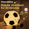 Cute football LED lamp made from soft, skin-friendly silicone