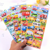 Adorable Vehicle Transportation Fluffy Stickers
