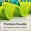 Kids’ Hooded Microfiber Bath Towel | Quick-Dry Cloak with Animal Prints