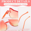 Cute Kitty Face Gradient Sunglasses | Plastic Novelty Glasses for Girls