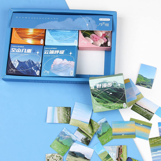 300pcs Stickers Set – Perfect for Scrapbooking, Journaling & DIY Crafts