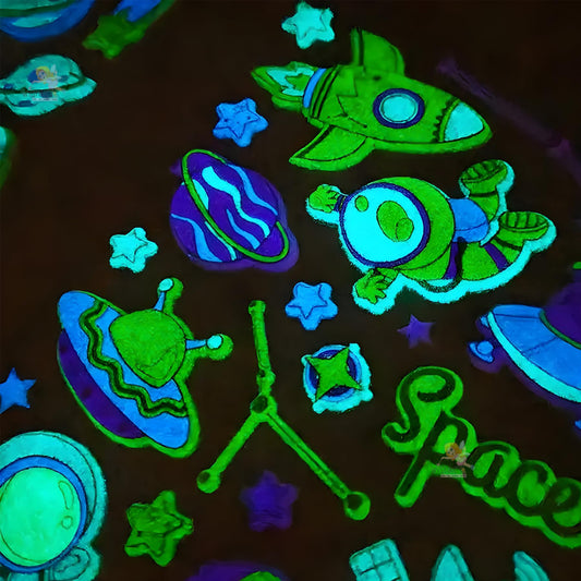 Space 3D Luminous Sticker