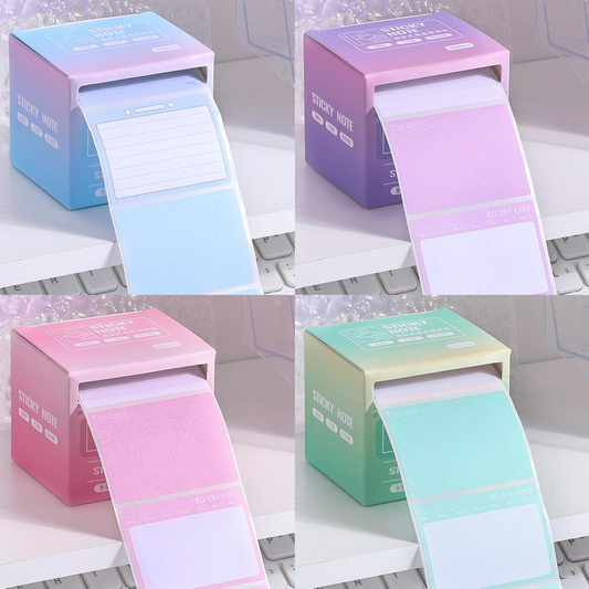 Pull-out Sticky Notes Roll of 256 Sheets