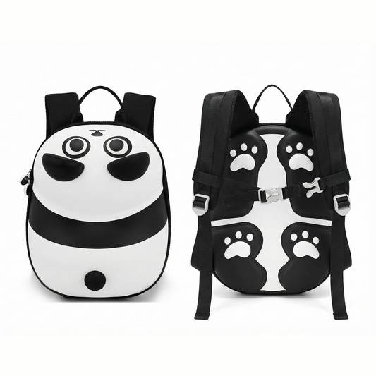 Bamboo Buddy 3D Panda Hard Shell Kids School Bag