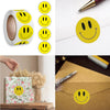 Happy Face Smiley 500 Sticker Roll | Fun & Colorful