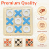 XO Tic-Tac-Toe Wooden Game – Fun Brain Training for Kids