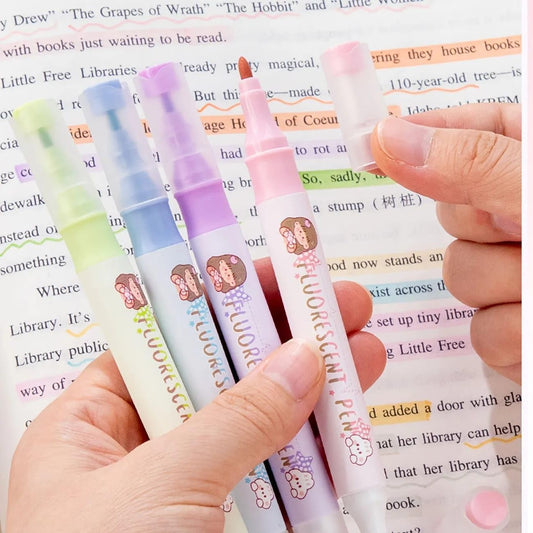 12-in-1 Dual Head Highlighter Pens ✨ For Doodling, Drawing & Journals