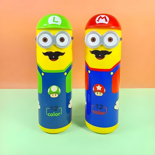 Cartoon Case Sketch Pen Set 12 Color