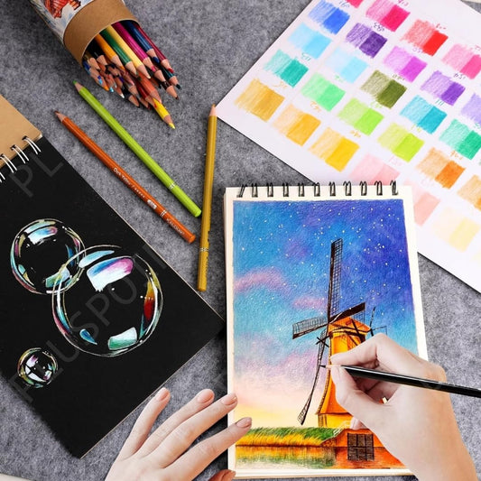24 Colors Astronaut Theme Color Pencil Set for Kids
