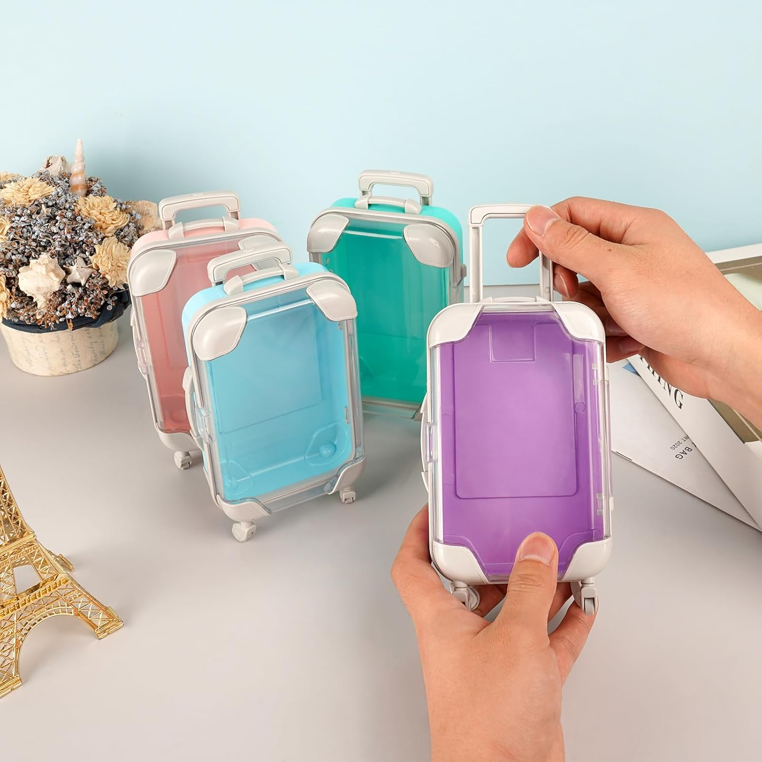 Mini Storage Case Compact Suitcase Mini Storage Box – Organize in Style! – Giftoo