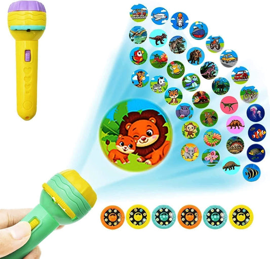 Spark Imagination with 2-in-1 Kids Projection Flashlight