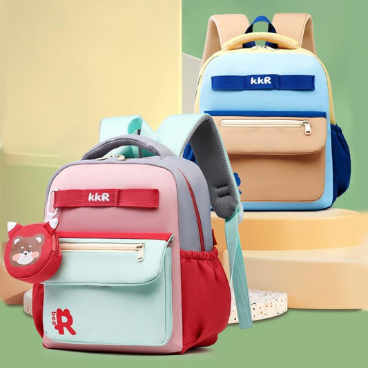 Trendy Baloo Bear Children School Bag with Bear Coin Purse