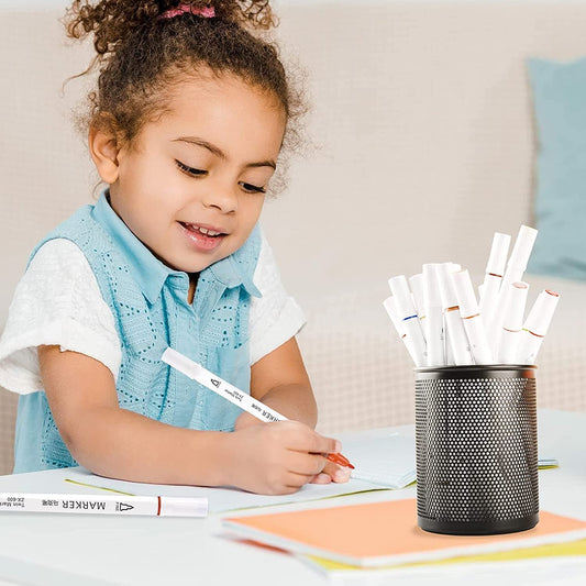 24-Color Water-Based Marker Pen Set - Vibrant & Fun