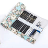29-Piece Sketch and Drawing Pencil Set in Roll-Up Canvas Pouch
