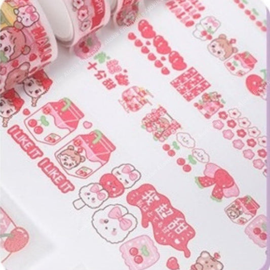 Cute Washi Tape & Sticker Set