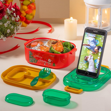 Merry Season Stainless Steel Lunch Box – 700ml