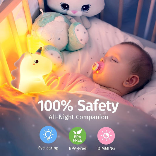 Magical Unicorn Night Light 🦄 – Soft Glow for Sweet Dreams!