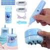 3-in-1 Electric Stationery Set – Sharpener, Eraser & Vacuum with 6 Pencil