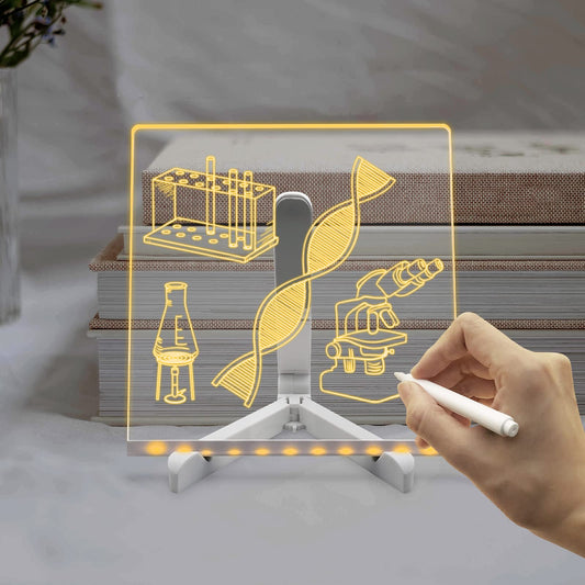 Light Up Your Ideas: 3D LED Acrylic Writing Board
