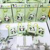 Mini Panda Magnetic Snap Coil Notebook Keychain