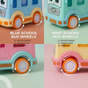 Push and Run Cartoon City Bus Toy Car