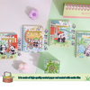 Cute Panda Backyard Mini Spiral Diary with Index Tabs