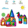 STEM Magnetic Building Blocks Set - Colorful 3D DIY Construction Tiles for Kids