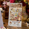 Vintage Aesthetic Journal Sticker Book | 20 Sheets Scrapbooking Supplies | Japanese Style