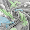 Ultra-Soft Kids Plush Magic Glow in the Dark Blanket