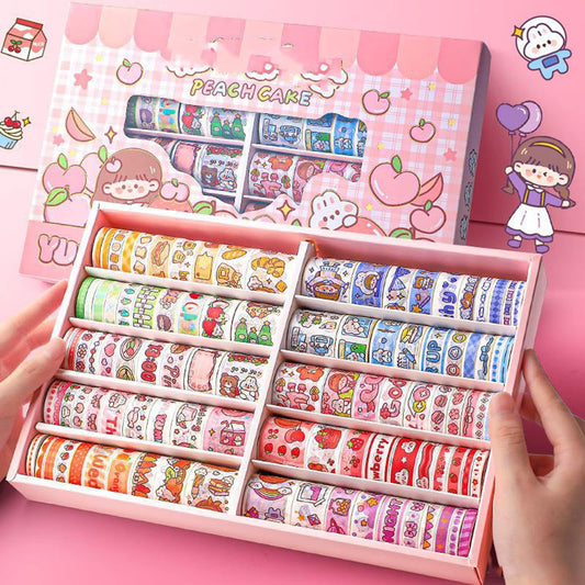 Ultimate Washi Tape Set– 100 Vibrant Rolls for DIY & Journaling