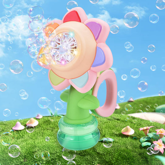 Dancing Sunflower Electric Bubble Maker Machine Toy